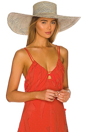 Van Palma Austin Hat in Black & White | REVOLVE