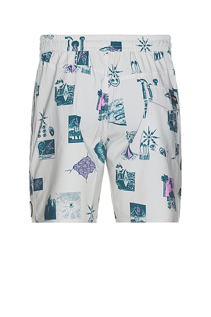 Volcom Psyche Swim Trunks in White. Size XL/1X. Also