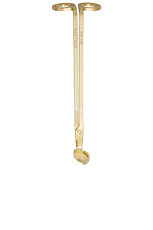 Voluspa Wick Trimmer In Velour Bag in Metallic Gold