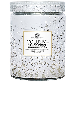 Silver Birch Peppercorn Large Jar Candle Voluspa
