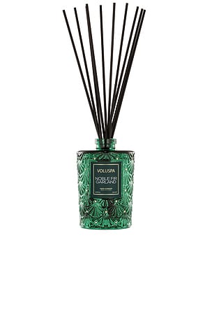 Voluspa Noble Fir Garland Reed Diffuser in Beauty: NA