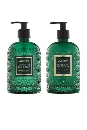 Voluspa Noble Fir Garland Hand Care Duo in Beauty: NA