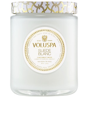 BOUGIE SUEDE BLANC CANDLE Voluspa