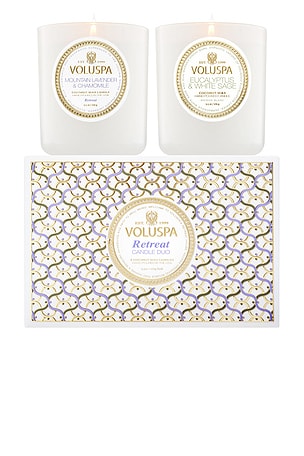 Maison Retreat Classic Candle Duo Set Voluspa