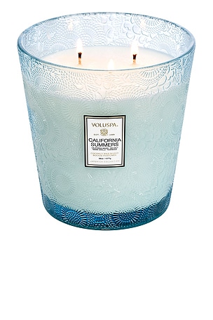 Voluspa California Summers 3 Wick Hearth Candle in Beauty: NA