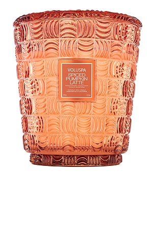 Spiced Pumpkin Latte 5 Wick Hearth Candle Voluspa
