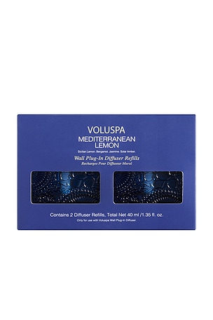 Mediterranean Lemon Wall Plugin Twin Refill Pack Voluspa