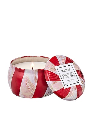 MINI BOUGIE CRUSHED CANDY CANE MINI TIN Voluspa