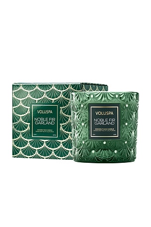 Noble Fir Garland 12oz Classic Candle Voluspa