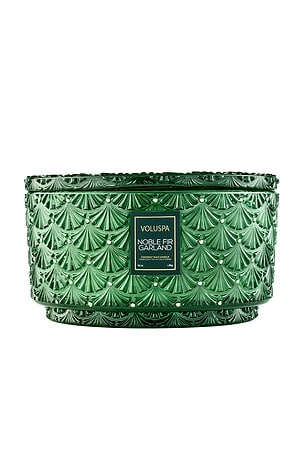 Noble Fir Garland Centerpiece Candle Voluspa
