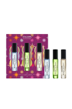 Holiday Fruit & Floral Eau De Parfum Travel Trio Voluspa