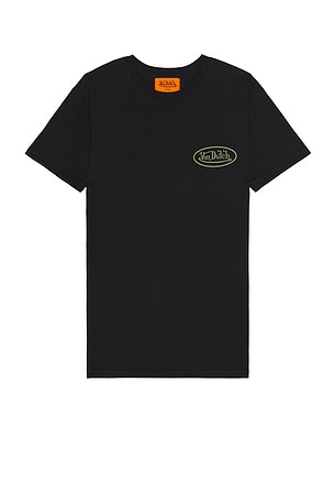 Von Dutch Custom Motors Graphic Tee in Black