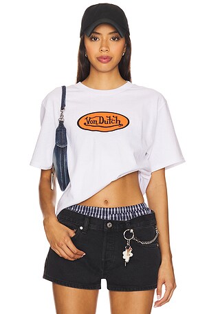 Von Dutch T-SHIRT GRAPHIC en Blanc