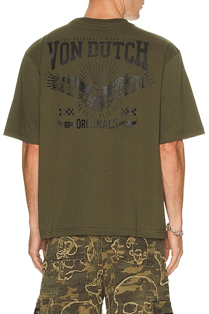 Originals Eagle Boxy Crop Tee Von Dutch