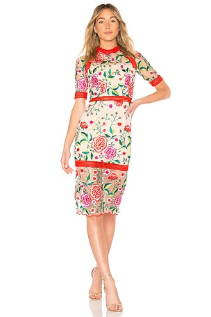 vone embroidered dress Janine Embroidered Dress