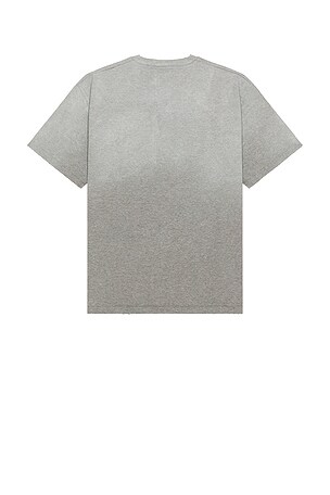vowels Faded Collegiate Tee in Grey
