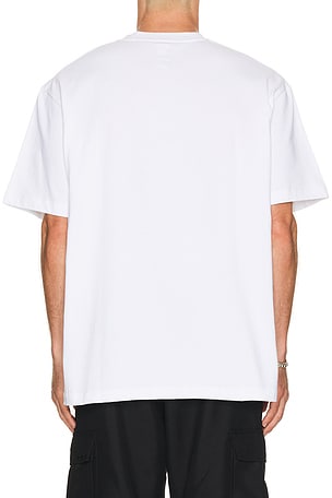 vowels Kitty Tee in White. Size 1. Also