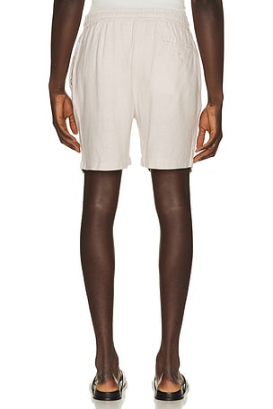 Vintage Summer Linen Shorts in Cream. Size M. Also