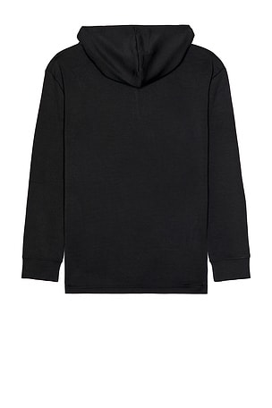 Vintage Summer Performance Cloud Hoodie in Black