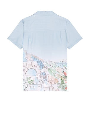 Vintage Summer Premium Camp Shirt in Blue