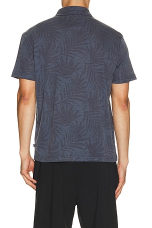 Vintage Summer Performance Pique Polo in Blue