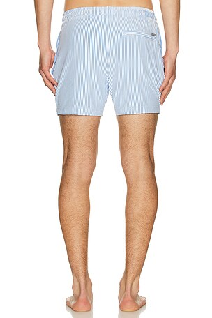 Ventage Summer Stripe Knit Shortie Volley en Bleu
