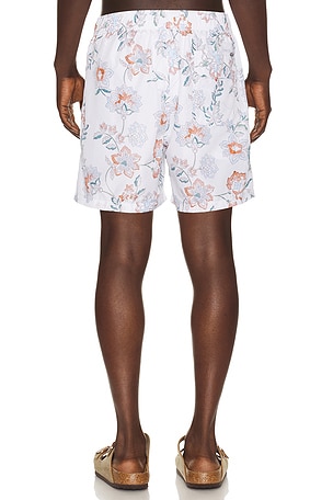 Ventage summer shorts de playa ponji en color Marfil