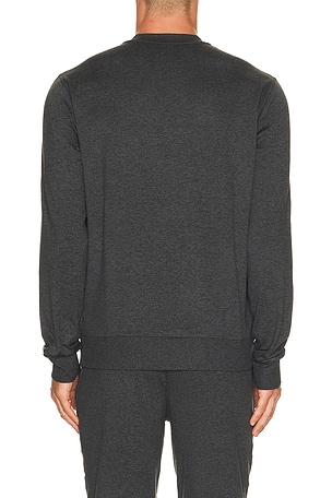 Vuori Ponto Performance Crew Pullover in Grey