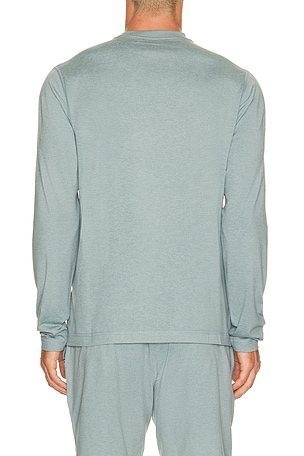 Vuori Ponto Performance Long Sleeve Tee in Blue