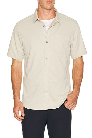Knit Oxford Button Down Shirt Vuori