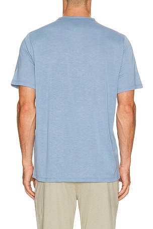 Vuori Current Tech Tee in Baby Blue