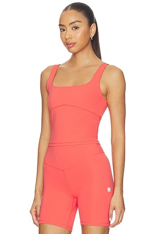 Vuori All The Form Tank in Coral