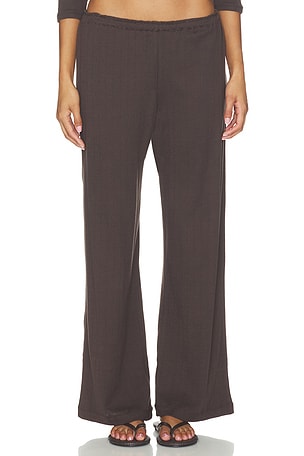 CALÇA COM DETALHES EM PONTO AJOUR HILDA  VIR VITA