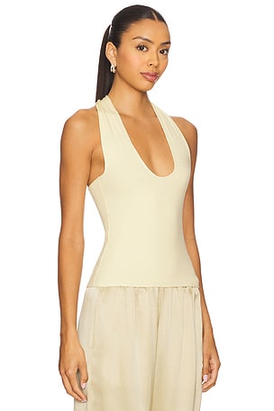 VIR VITA Halter Top in Yellow