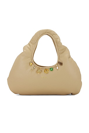 Clare V. Petite Alice Tote in Yellow Woven REVOLVE