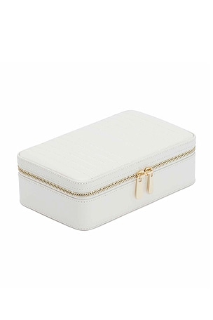 WOLF Maria Medium Zip Case in White