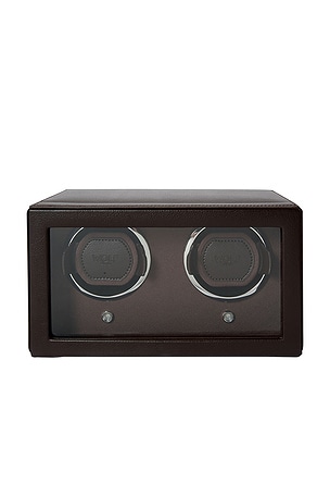 Cub Double Watch Winder with Cover Wolf 1834