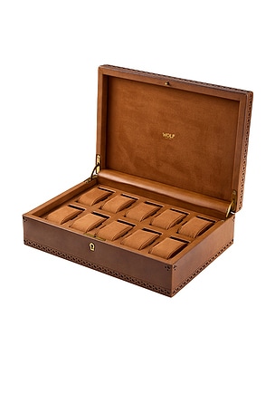 Brogue 10 Piece Watch Box WOLF