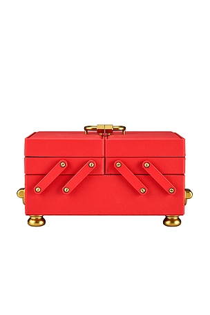 WOLF X Marla Aaron Baby Everything Jewelry Box in Red