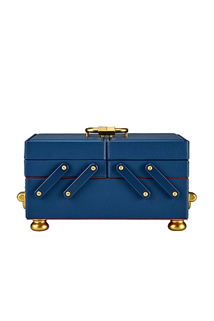 WOLF X Marla Aaron Baby Everything Jewelry Box in Blue
