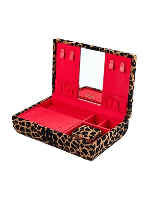 Savanna Print Medium Jewelry Box WOLF