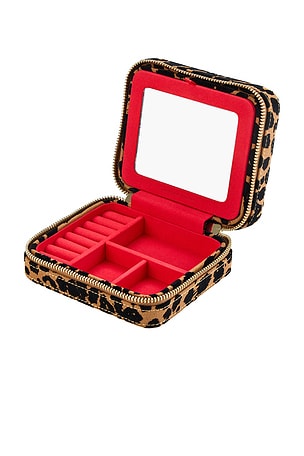 Savanna Print Zip Travel Case WOLF