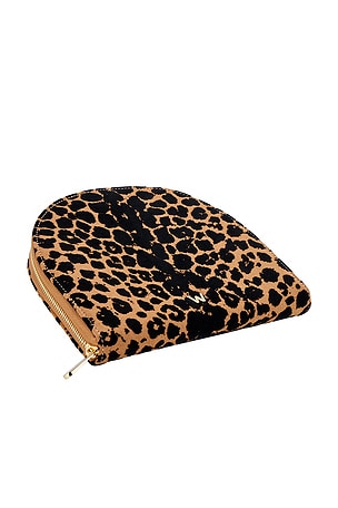 WOLF Savanna Print Travel Portfolio in Brown