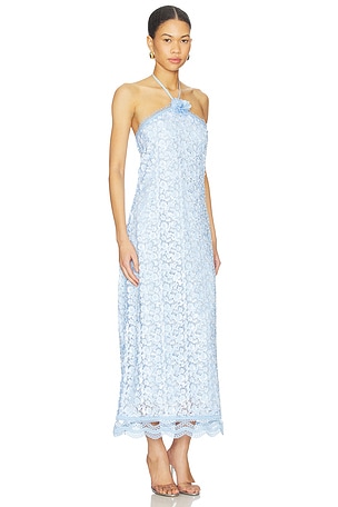 Waimari Beso De Luna Maxi Dress in Blue