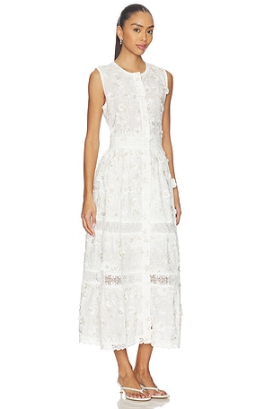 Waimari vestido camelia en color blanco