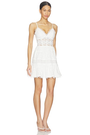 Waimari Amarelle Mini Dress in White