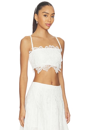 Waimari Amanecer Top in White