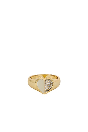 Unfold Heart Signet Ring Wanderlust + Co