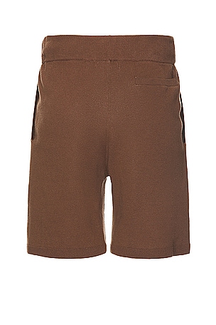 WAO Fully Knitted Short in Brown