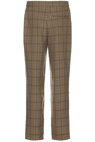 WAO Plaid Trouser in Brown